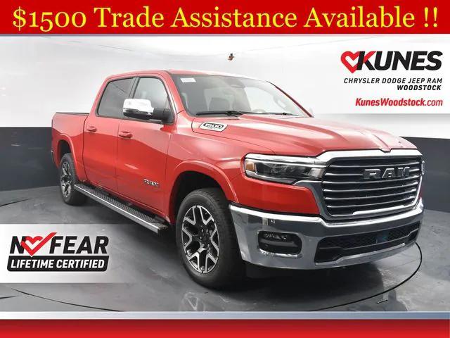 2025 RAM Ram 1500 RAM 1500 LARAMIE CREW CAB 4X4 57 BOX
