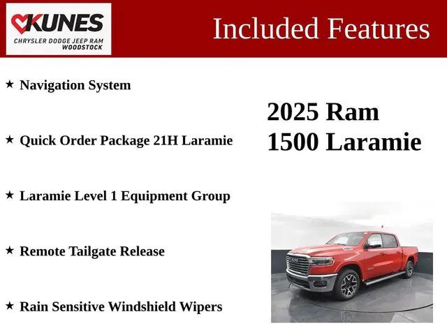 2025 RAM Ram 1500 RAM 1500 LARAMIE CREW CAB 4X4 57 BOX