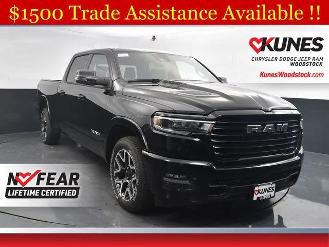 2025 RAM Ram 1500 RAM 1500 LARAMIE CREW CAB 4X4 64 BOX