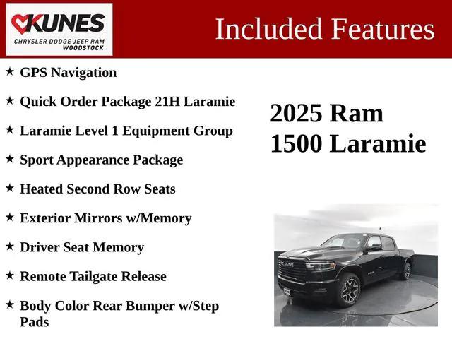 2025 RAM Ram 1500 RAM 1500 LARAMIE CREW CAB 4X4 64 BOX