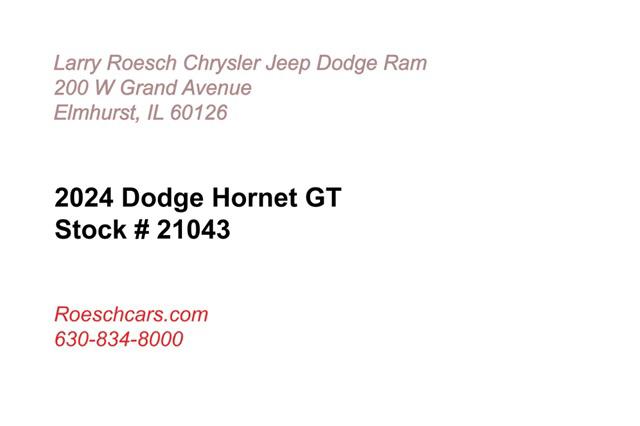 2024 Dodge Hornet DODGE HORNET GT AWD