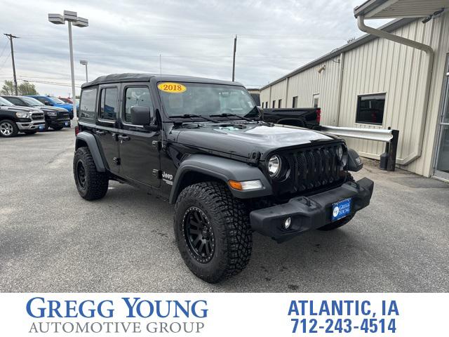 2018 Jeep Wrangler Unlimited Sport S 4x4 for sale in Atlantic, IA