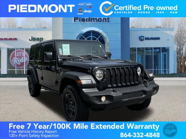 2023 Jeep Wrangler 4-Door Sport Altitude 4x4