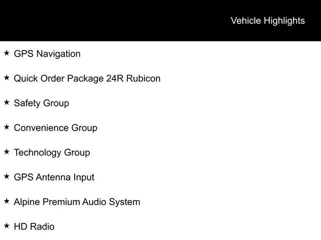 2024 Jeep Gladiator GLADIATOR RUBICON 4X4