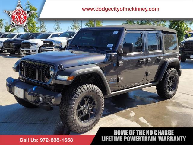 2024 Jeep Wrangler 4xe WRANGLER 4-DOOR WILLYS 4xe