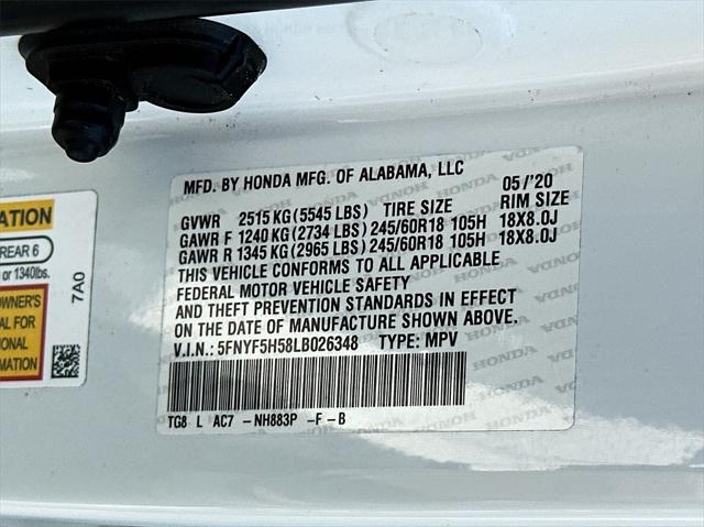 2020 Honda Pilot 2WD EX-L