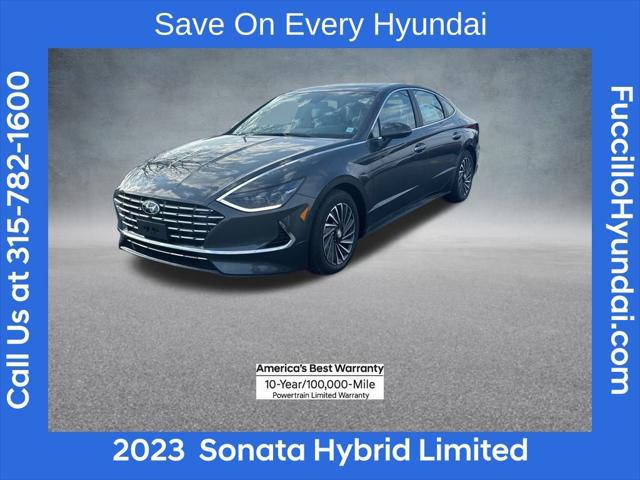 2023 Hyundai Sonata Hybrid Limited for sale in WATERTOWN, NY