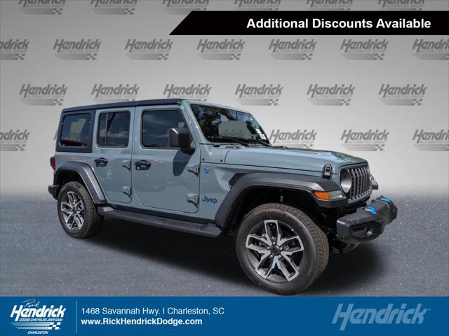 2024 Jeep Wrangler 4xe WRANGLER 4-DOOR SPORT S 4xe