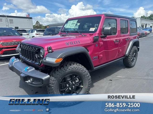 2024 Jeep Wrangler 4xe WRANGLER 4-DOOR WILLYS 4xe