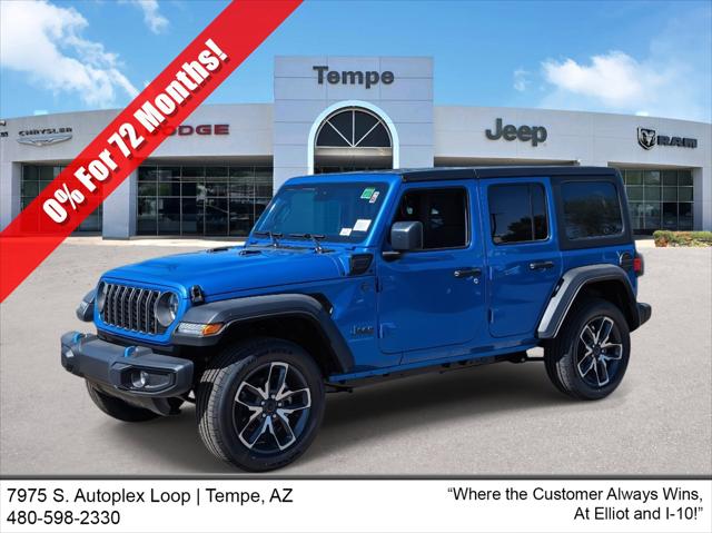 2024 Jeep Wrangler 4xe WRANGLER 4-DOOR SPORT S 4xe