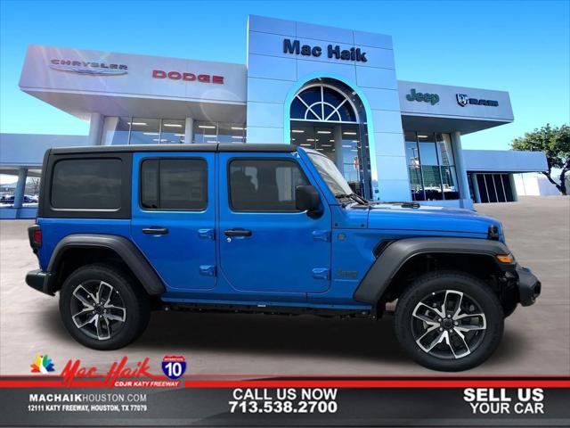 2024 Jeep Wrangler 4xe WRANGLER 4-DOOR SPORT S 4xe