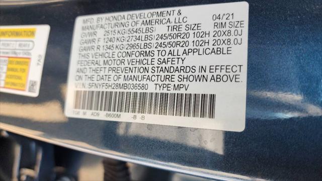 2021 Honda Pilot 2WD Special Edition
