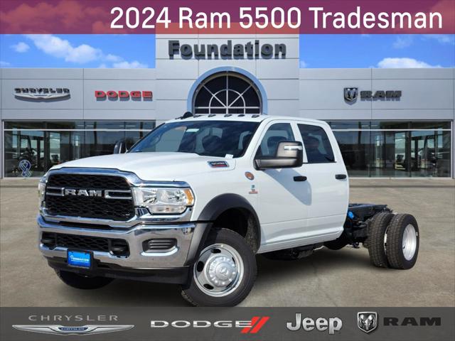 2024 RAM Ram 5500 Chassis Cab RAM 5500 TRADESMAN CHASSIS CREW CAB 4X4 60 CA