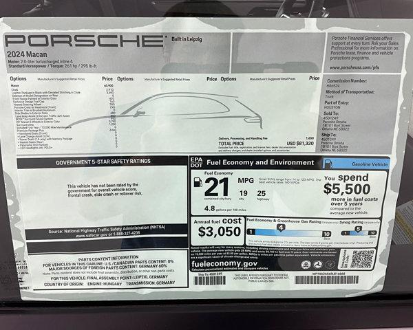 2024 Porsche Macan AWD