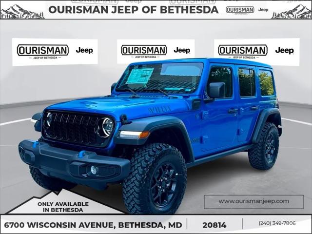 2024 Jeep Wrangler 4xe WRANGLER 4-DOOR WILLYS 4xe