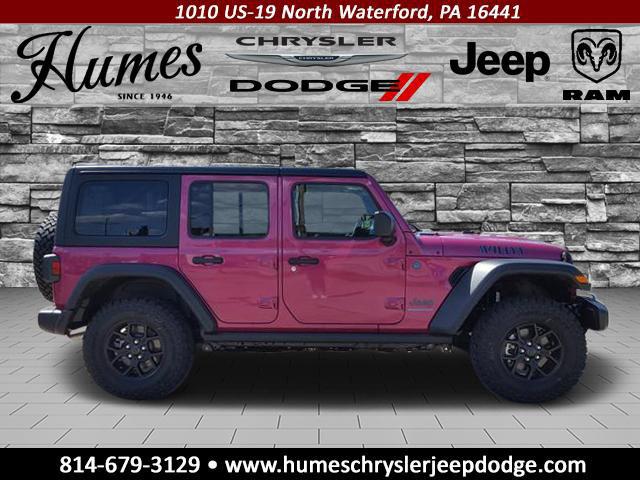 2024 Jeep Wrangler 4xe WRANGLER 4-DOOR WILLYS 4xe