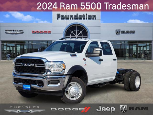 2024 RAM Ram 5500 Chassis Cab RAM 5500 TRADESMAN CHASSIS CREW CAB 4X4 60 CA