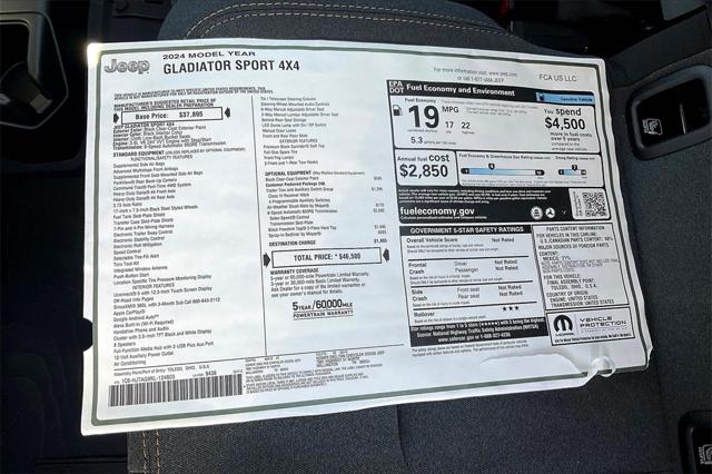 New 2024 Jeep Gladiator For Sale in Millington, TN