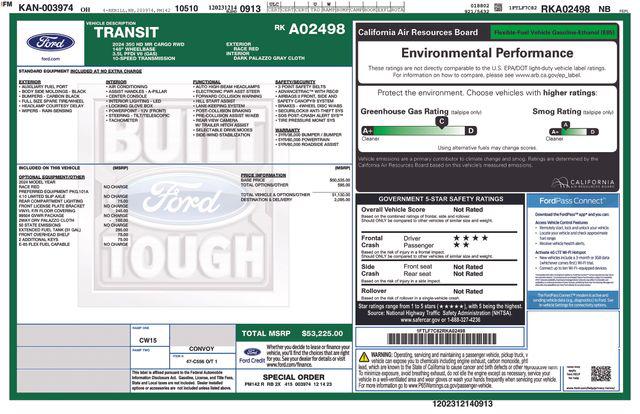 2024 Ford Transit Cargo Van 148 WB Medium Roof Cargo