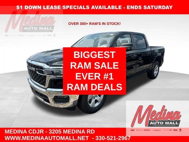 2025 RAM Ram 1500 RAM 1500 BIG HORN CREW CAB 4X4 57 BOX