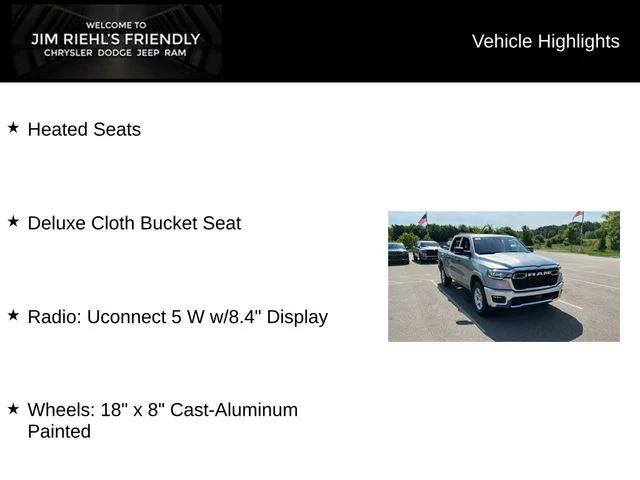 2025 RAM Ram 1500 RAM 1500 BIG HORN CREW CAB 4X4 57 BOX