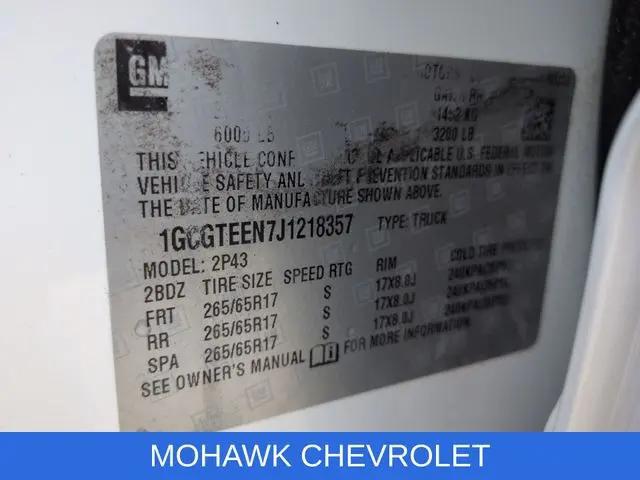 2018 Chevrolet Colorado ZR2