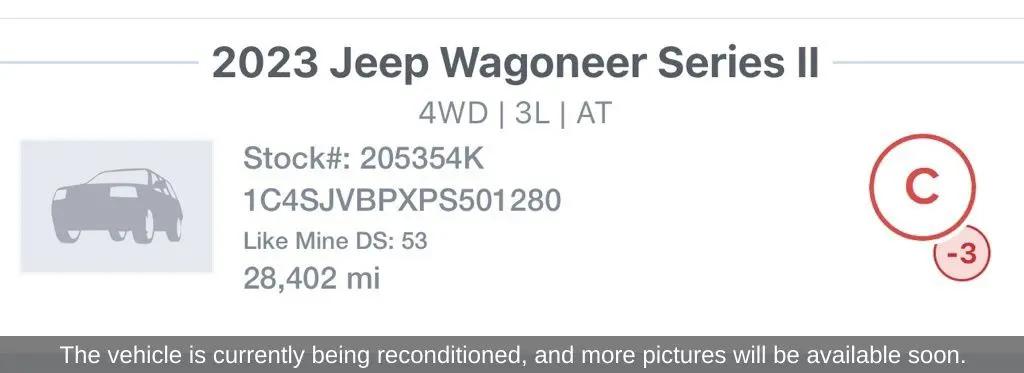 2023 Jeep Wagoneer Series II 4x4