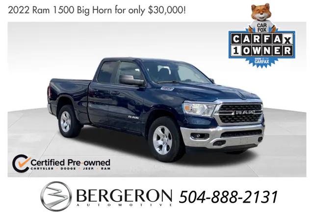 2022 RAM 1500 Big Horn Quad Cab 4x2 64 Box