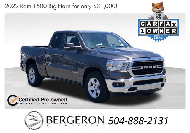 2022 RAM 1500 Big Horn Quad Cab 4x2 64 Box