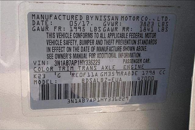 Used 2017 Nissan Sentra For Sale in Olive Branch, MS