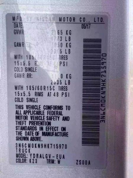 2017 Nissan NV200 SV
