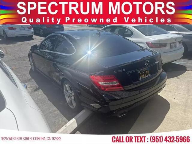 2012 Mercedes-Benz C 250 C 250 Coupe 2D