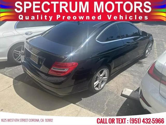 2012 Mercedes-Benz C 250 C 250 Coupe 2D