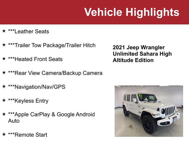2021 Jeep Wrangler Unlimited High Altitude 4x4