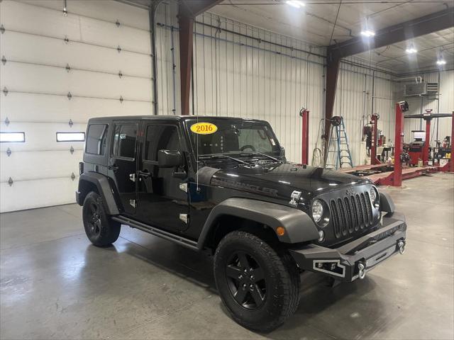 2016 Jeep Wrangler Unlimited Black Bear