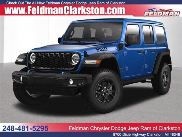 2024 Jeep Wrangler 4xe WRANGLER 4-DOOR WILLYS 4xe