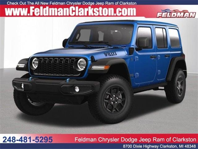 2024 Jeep Wrangler 4xe WRANGLER 4-DOOR WILLYS 4xe