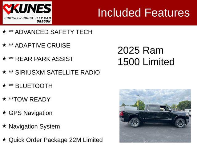 2025 RAM Ram 1500 RAM 1500 LIMITED CREW CAB 4X4 57 BOX