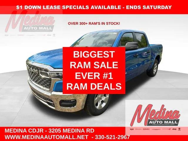 2025 RAM Ram 1500 RAM 1500 BIG HORN CREW CAB 4X4 57 BOX