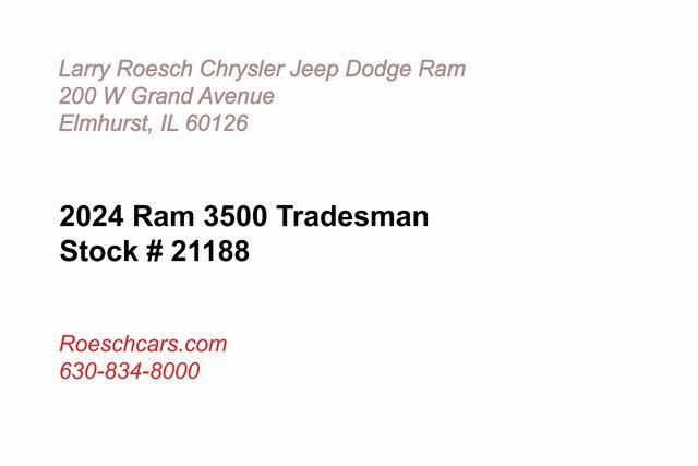 2024 RAM Ram 3500 Chassis Cab RAM 3500 TRADESMAN CREW CAB CHASSIS 4X4 60 CA