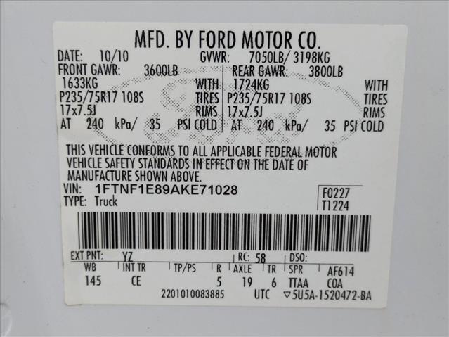 2010 Ford F-150 XL