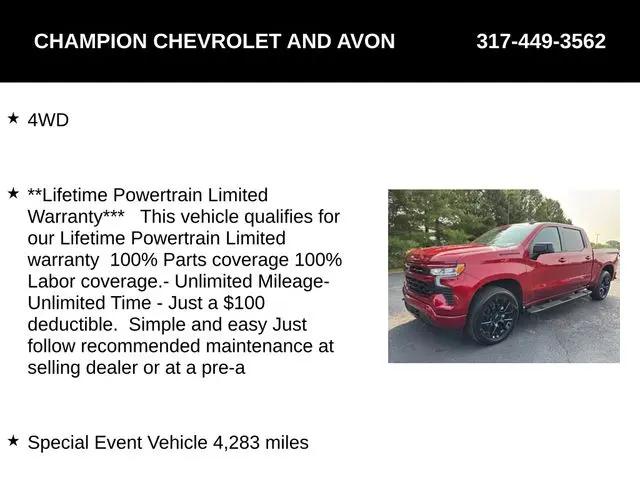 2024 Chevrolet Silverado 1500 4WD Crew Cab Short Bed RST