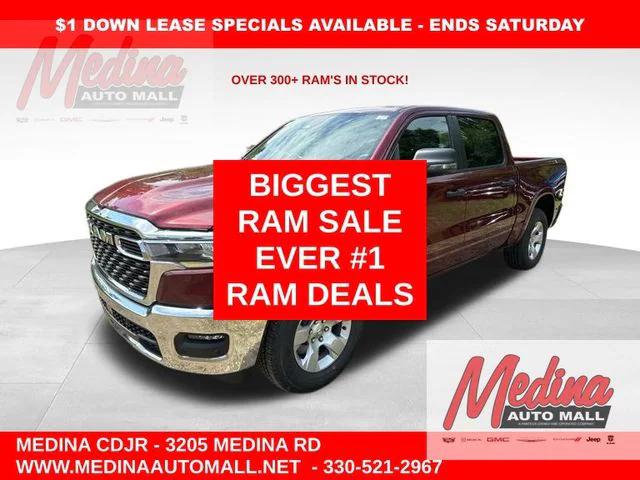 2025 RAM Ram 1500 RAM 1500 BIG HORN CREW CAB 4X4 57 BOX