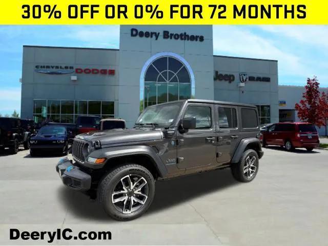 2024 Jeep Wrangler 4xe WRANGLER 4-DOOR SPORT S 4xe