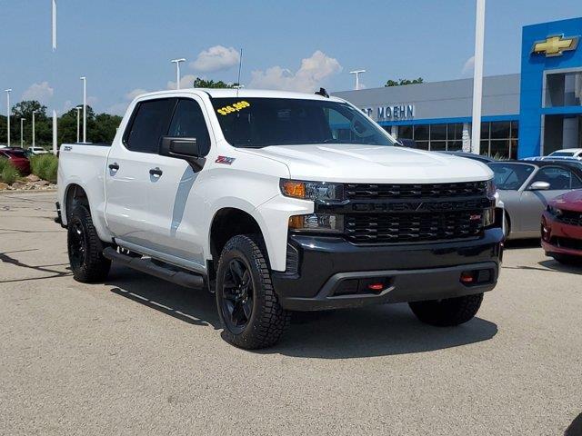 Used 2021 Chevrolet Silverado 1500 Custom with VIN 1GCPYCEF6MZ377097 for sale in Jackson, MI