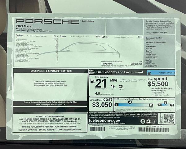 2024 Porsche Macan AWD
