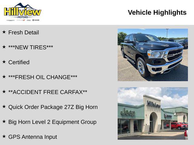 2021 RAM 1500 Big Horn Crew Cab 4x4 57 Box