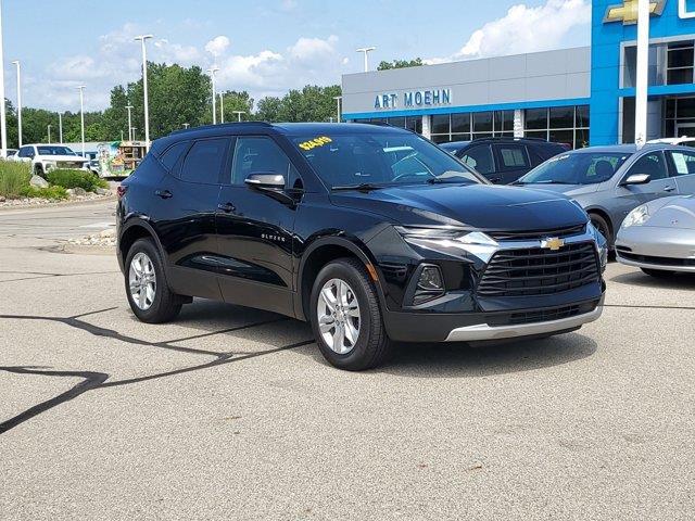 Used 2022 Chevrolet Blazer 2LT with VIN 3GNKBCR41NS236917 for sale in Jackson, MI