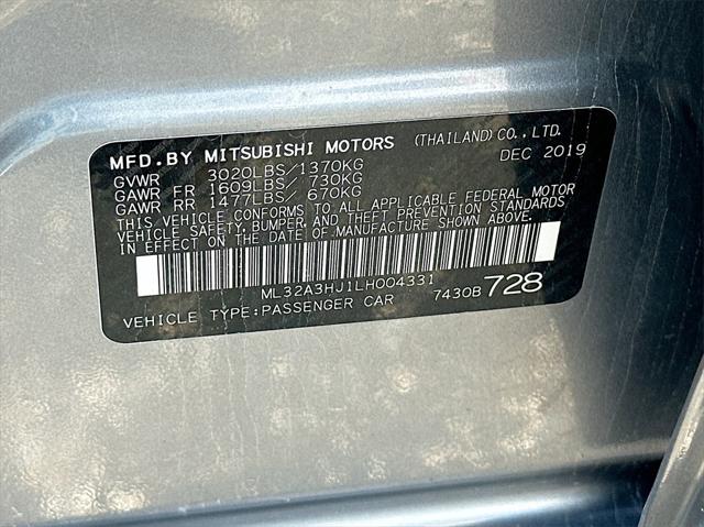 2020 Mitsubishi Mirage ES