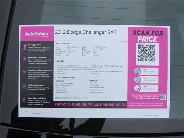 2012 Dodge Challenger SXT